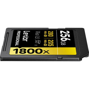 Lexar Professional 1800x UHS-II SDXC Memory Card (GOLD Series) - 256GB (2-Pack) at PROCAM | procam.com