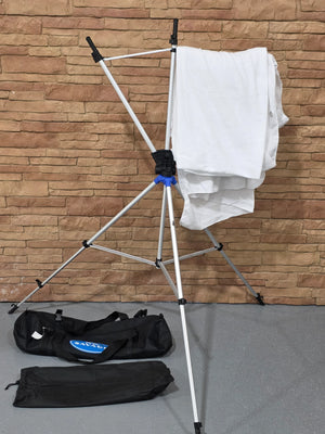 * OPEN BOX FAIR * Savage Backdrop Extended Travel Kit (White, 5 x 12') at PROCAM | procam.com