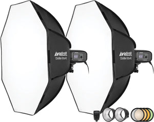 Westcott FJ400-SE 2-Light Studio Strobe Kit with FJ-X3 M Universal Wireless Trigger (AC/110V) at PROCAM | procam.com