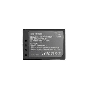 ProMaster BLX-1 Li-ion Battery for OM System w/ USB-C Charging at PROCAM | procam.com