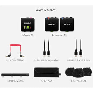 RODE Wireless GO (Gen 3) 2-Person Compact Digital Wireless Microphone System/Recorder (2.4 GHz, Black) at PROCAM | procam.com