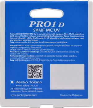 Kenko Filter UV PRO1D SMART MC 58 mm at PROCAM | procam.com