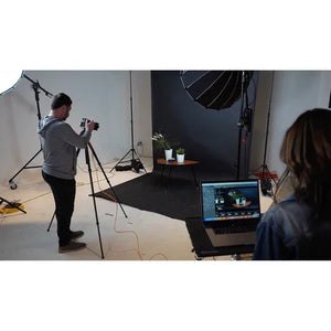 Tether Tools TetherPro USB-C to Right Angle USB-C Pigtail Cable - 20" (Orange) at PROCAM | procam.com