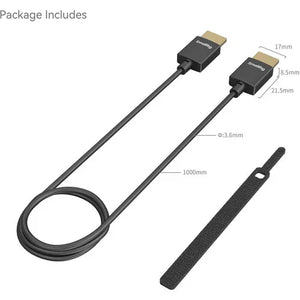 SmallRig Ultra-Slim HDMI Cable (3.3') at PROCAM | procam.com