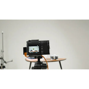 Tether Tools TetherPro USB-C to Right Angle USB-C Pigtail Cable - 20" (Orange) at PROCAM | procam.com