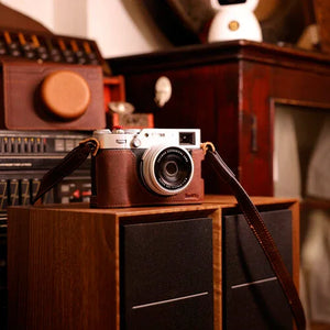 SmallRig Leather Half Case Kit for FUJIFILM X100VI at PROCAM | procam.com