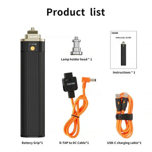 Sirui ZG-H90 Battery Grip Handle USB-C, D-TAP Input/Output (88wh) at PROCAM | procam.com