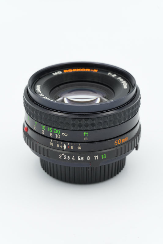 * USED * Minolta 50mm F/2 MD ROKKOR-X