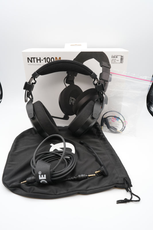 * OPEN BOX EXCELLENT * RODE NTH-100M Professional Over-Ear Headset (Black)