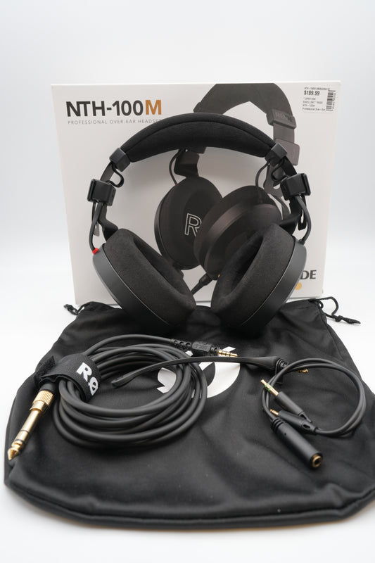 * OPEN BOX EXCELLENT * RODE NTH-100M Professional Over-Ear Headset (Black)