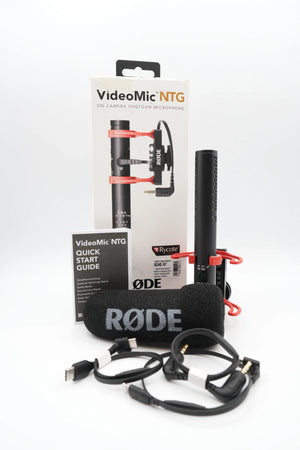 * OPEN BOX * Rode VideoMic NTG Hybrid Analog/USB Camera-Mount Shotgun Microphone at PROCAM | procam.com