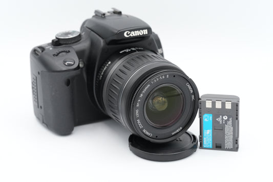 * USED * Canon EOS Rebel XTi with EF-S 18-55mm f/3.5-5.6 II Lens