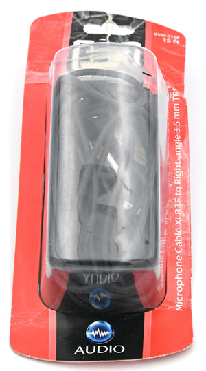 * OPEN BOX FAIR * Hosa Angled Stereo 3.5mm Mini to 3-Pin XLR Female Microphone Cable - 15' at PROCAM | procam.com