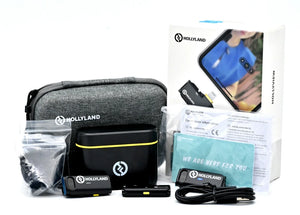 * OPEN BOX EXCELLENT * Hollyland LARK C1 DUO 2-Person Wireless Microphone System with Lightning Connector for iOS Devices (Black, 2.4 GHz) at PROCAM | procam.com
