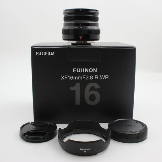 * OPEN BOX EXCELLENT * Fujifilm XF 16mm f/2.8 R WR Lens (Black)