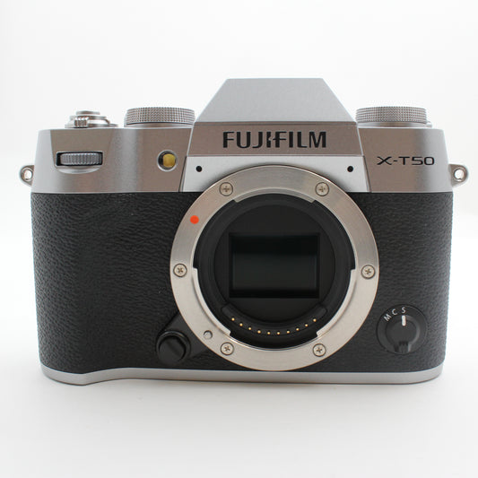 * OPEN BOX GOOD * Fujifilm X-T50 Mirrorless Camera (Silver)