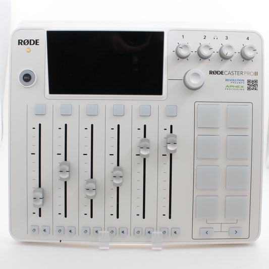* OPEN BOX EXCELLENT * RODE RODECaster Pro II Integrated Audio Production Studio (White)