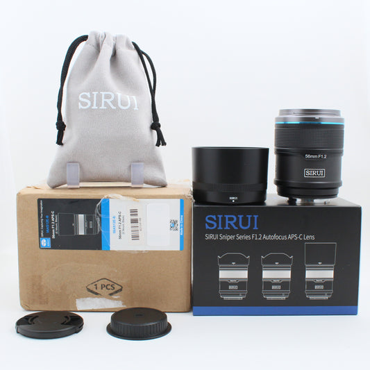 * OPEN BOX EXCELLENT * Sirui Sniper 56mm f/1.2 Autofocus Lens for Sony E (Black)