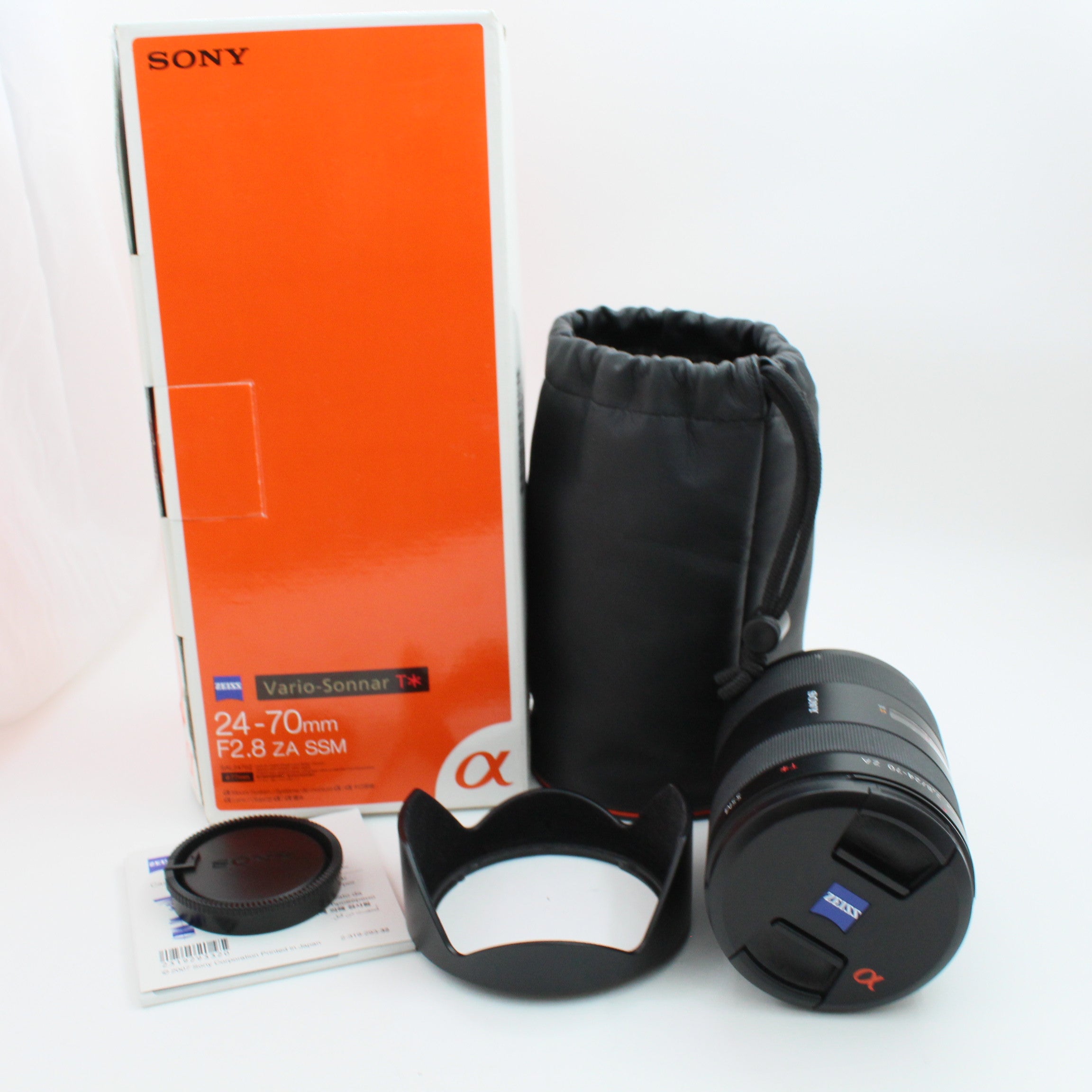USED * Zeiss Vario-Sonnar T* 24-70mm f/2.8 ZA SSM Lens Sony A