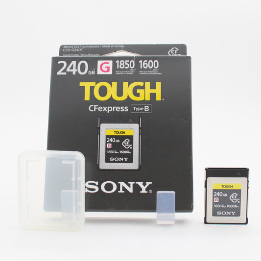 * OPEN BOX EXCELLENT * Sony CFexpress Type B TOUGH Memory Card - 240GB