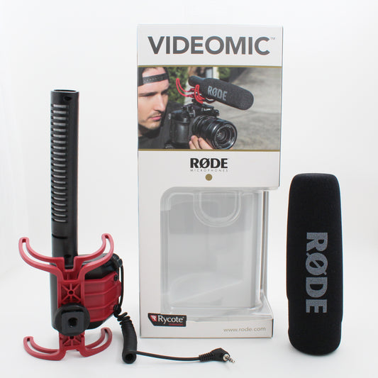 * OPEN BOX EXCELLENT * Rode VideoMic with Rycote Lyre Suspension System
