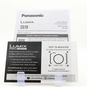 * OPEN BOX EXCELLENT * Panasonic Lumix S9 Mirrorless Camera at PROCAM | procam.com