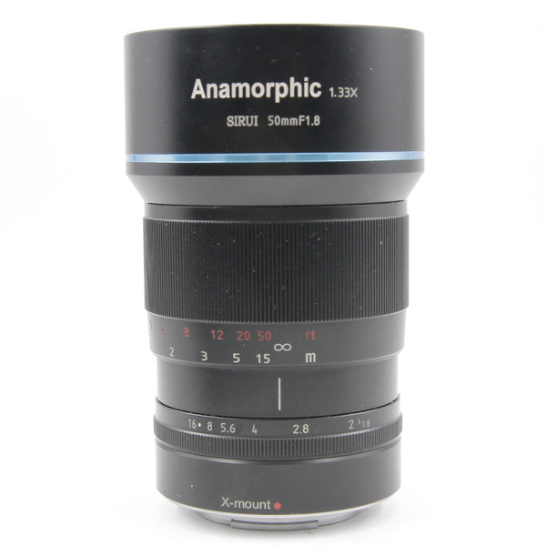 *** USED *** Sirui 50mm f/1.8 Anamorphic 1.33X Lens Fuji X-Mount