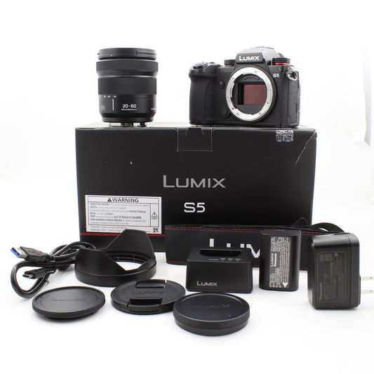 * OPEN BOX EXCELLENT * Panasonic Lumix DC-S5 Mirrorless Digital Camera with 20-60mm Lens