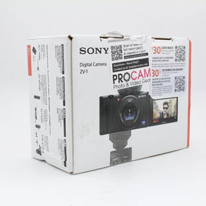* OPEN BOX FAIR * Sony ZV-1 Digital Camera (Black) at PROCAM | procam.com
