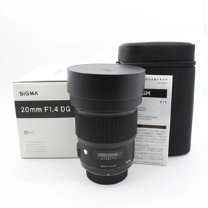 * OPEN BOX EXCELLENT * Sigma 20mm f/1.4 DG HSM ART Lens for Nikon F at PROCAM | procam.com