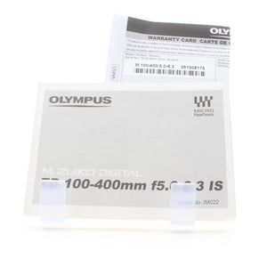 * OPEN BOX EXCELLENT * Olympus M.Zuiko Digital ED 100-400mm f/5-6.3 IS Lens at PROCAM | procam.com