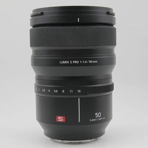 * OPEN BOX GOOD * Panasonic Lumix S PRO 50mm f/1.4 Lens (Leica L-Mount) at PROCAM | procam.com