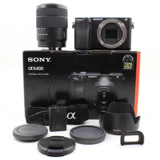 * OPEN BOX FAIR * Sony a6400 Mirrorless Digital Camera with E 18-135mm f/3.5-5.6 OSS Lens