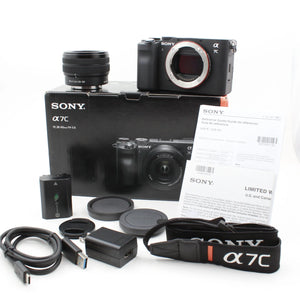 * OPEN BOX GOOD * Sony a7C Mirrorless Digital Camera with FE 28-60mm f/4-5.6 Lens (Black) at PROCAM | procam.com