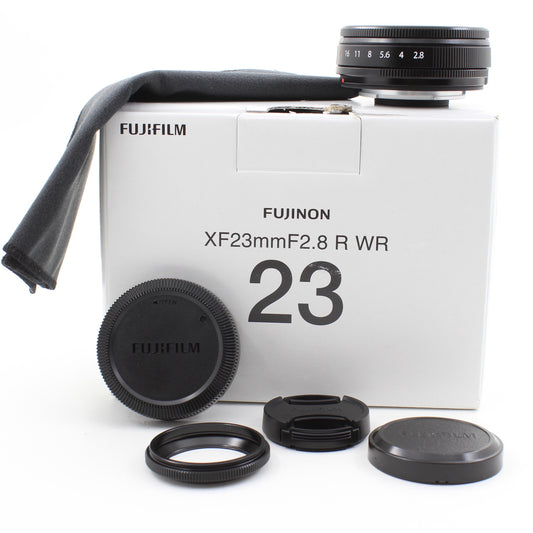 * OPEN BOX EXCELLENT * FUJIFILM XF 23mm f/2.8 R WR Pancake Lens (Black)