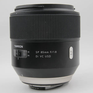 * USED * Tamron 85mm f/1.8 Di VC USD Lens Nikon F Mount Boxed at PROCAM | procam.com