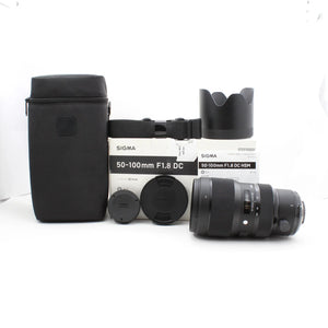 * OPEN BOX EXCELLENT * Sigma 50-100mm f/1.8 DC HSM ART Lens for Nikon F at PROCAM | procam.com