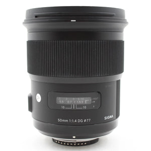 * USED * Sigma Art 50mm f/1.4 DC Nikon F Mount at PROCAM | procam.com