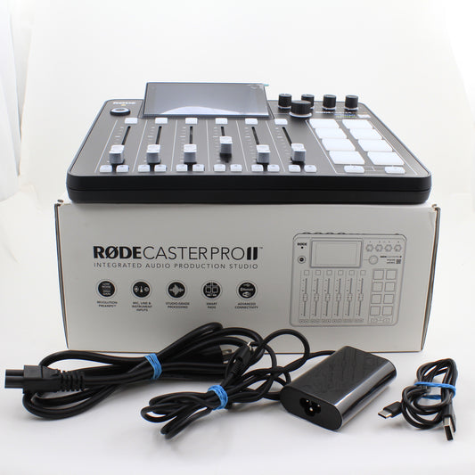 * OPEN BOX GOOD * RODE RODECaster Pro II Integrated Audio Production Studio (Black)