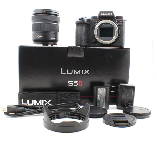 * OPEN BOX EXCELLENT * Panasonic Lumix S5 II Mirrorless Camera w/ S 20-60mm f/3.5-5.6 Lens