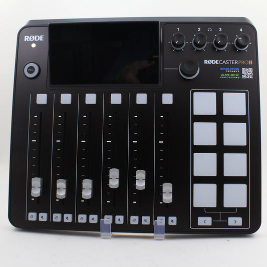 * OPEN BOX EXCELLENT * RODE RODECaster Pro II Integrated Audio Production Studio (Black)