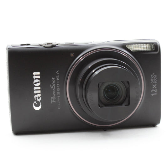 * OPEN BOX EXCELLENT * Canon PowerShot ELPH 360 HS A Digital Camera (Black)