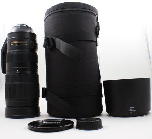 * USED * Nikon AF-S Nikkor 200-500mm f/5.6E ED VR Lens and Case