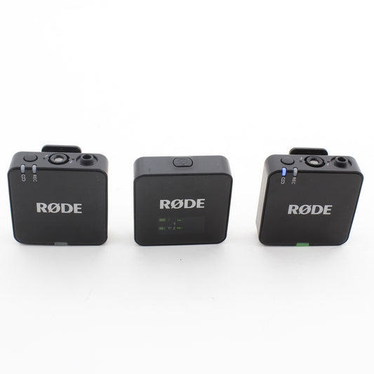 * OPEN BOX GOOD * RODE Wireless GO (Gen 3) 2-Person Compact Digital Wireless Microphone System/Recorder (2.4 GHz, Black)
