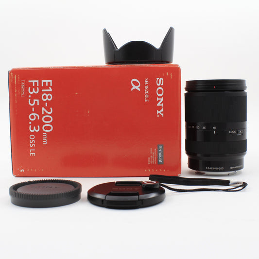 * USED * Sony E 18-200mm f/3.5-6.3 OSS LE Lens Boxed