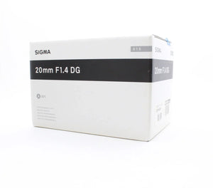* OPEN BOX EXCELLENT * Sigma 20mm f/1.4 DG HSM ART Lens for Nikon F at PROCAM | procam.com
