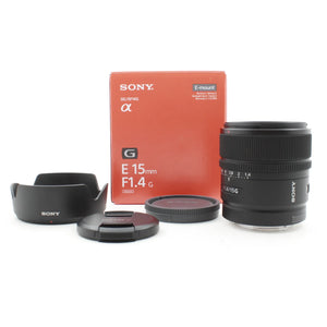 * OPEN BOX GOOD * Sony E 15mm f/1.4 G Lens at PROCAM | procam.com