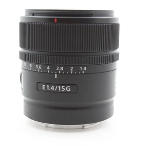* OPEN BOX GOOD * Sony E 15mm f/1.4 G Lens at PROCAM | procam.com