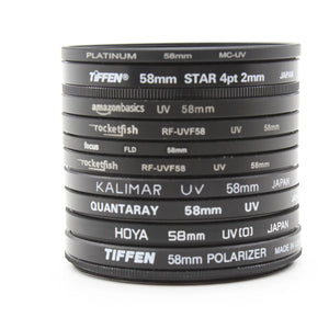 * USED * Lot #5 (10) 58mm Lens Filters at PROCAM | procam.com