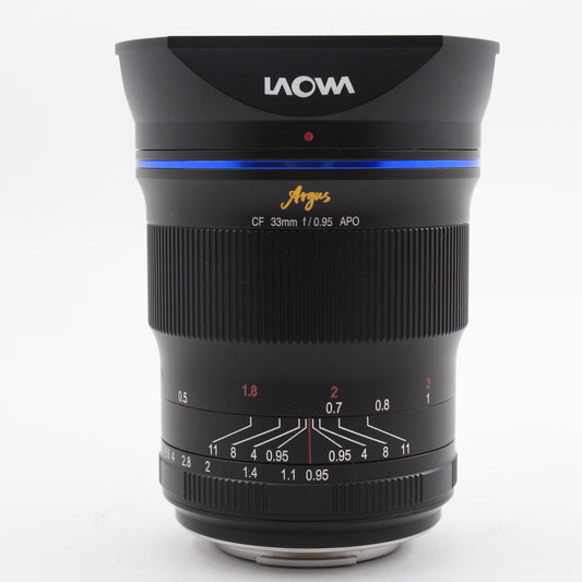 * OPEN BOX EXCELLENT * Laowa Argus 33mm f/0.95 CF APO Lens for Fujifilm X